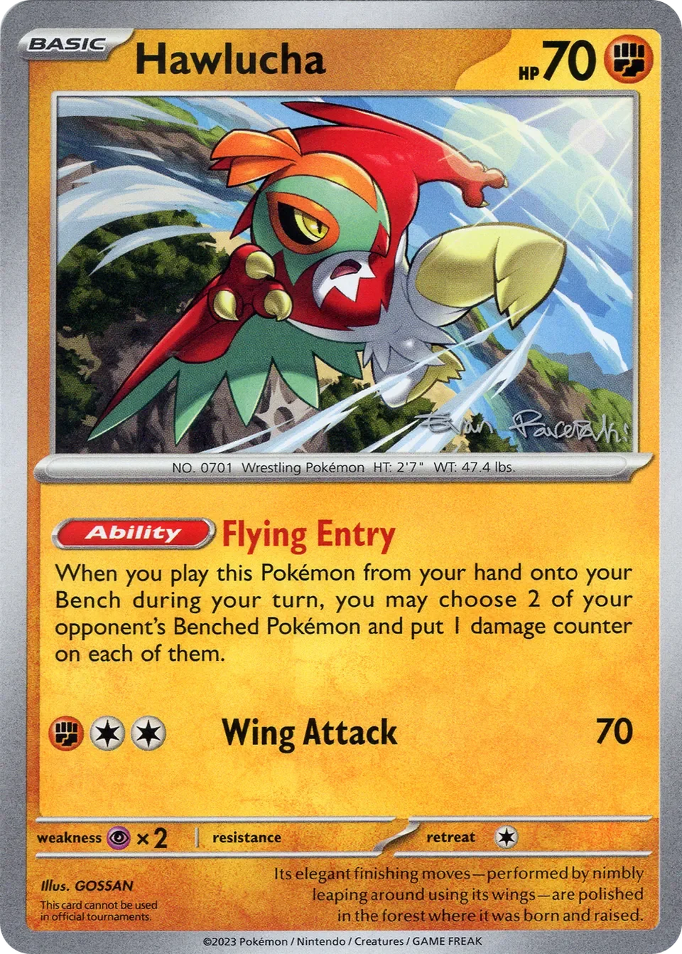Hawlucha 「WC_DECK_2024_REGIDRAGO_VSTAR No. 011」「EN」